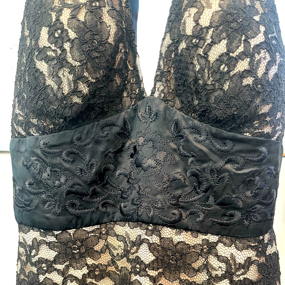 White House Black Market Lace Halter Dress